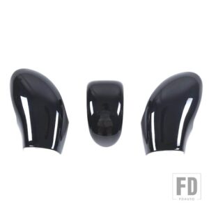 シボレー コルベット C6 2005-2013 ABS ブラックインテリアギアシフトヘッドカバートリムステッカーアクセサリー - Black