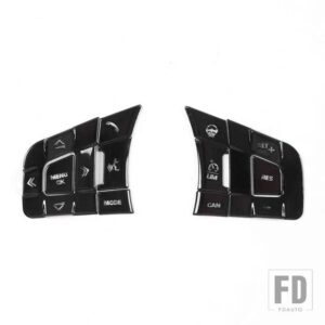 ジャガー ステアリングホイールトリム XE XF F-PACE E-PACE F-TYPE 合金ステアリングホイールボタンスパンコールインテリア ACCESSORI - style 3-1