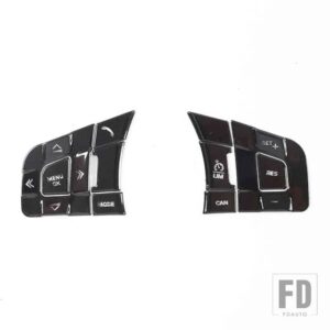 ジャガー ステアリングホイールトリム XE XF F-PACE E-PACE F-TYPE 合金ステアリングホイールボタンスパンコールインテリア ACCESSORI - style 1-1