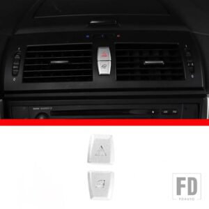 BMW 2006-2010 X3 E83 ヘッドライトスイッチシート加熱ボタンステッカー空調ボタンステッカーインテリアアクセサリー - 5