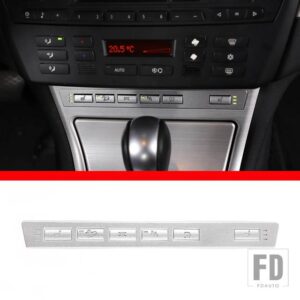 BMW 2006-2010 X3 E83 ヘッドライトスイッチシート加熱ボタンステッカー空調ボタンステッカーインテリアアクセサリー - 1