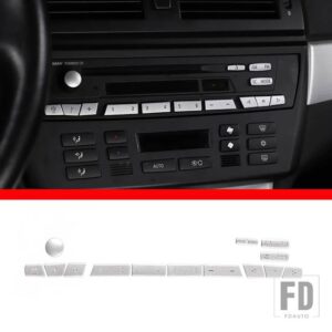 BMW 2006-2010 X3 E83 ヘッドライトスイッチシート加熱ボタンステッカー空調ボタンステッカーインテリアアクセサリー - 3