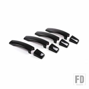 ランドローバー 2007-2012 フリーランダー 2 ディスカバリー 3 2004-2009 ABS ハンドルカバーステッカー外装アクセサリー - Black