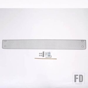 トヨタ 2007-21 FJ クルーザーステンレス黒フロントアンダーバーエアインテークグリル防虫ネット車アクセサリー - Silver
