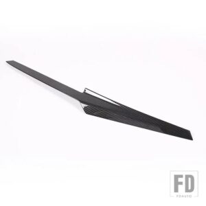 BMW 3シリーズ I3/4シリーズ I4 2023-2024 ABS カーボンセンターコンソール装飾ストリップステッカーインテリアアクセサリー - Carbon Fiber