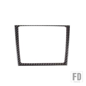 BMW 3シリーズ E90 2005-2012 ソフトカーボンフロント読書灯パネルステッカーインテリアアクセサリー - Black Carbon Fiber