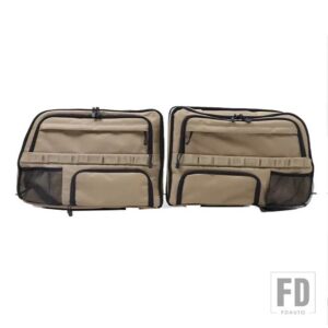 トヨタ ランドクルーザープラド FJ150 150 2010-2017 多機能トランクテールドア窓バッグ収納袋アクセサリー - BEIGE