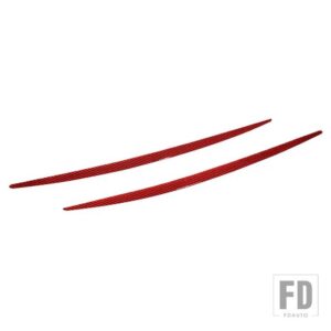 トヨタ 2019-2022 GR スープラ A90 ソフトカーボンドア外溝ステッカー車外装アクセサリー - Red