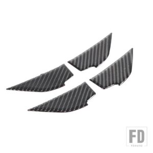 スバル CROSSTREK 2023-2024 ソフトカーボン車インナードアボウルカバートリムステッカーカーアクセサリー - Carbon Fiber2