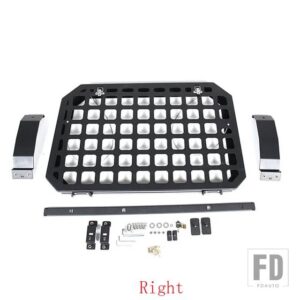 ランドローバー 防御 90 110 130 2020-2024 合金リアウィンドウガラス装甲収納ラックアウター - Right