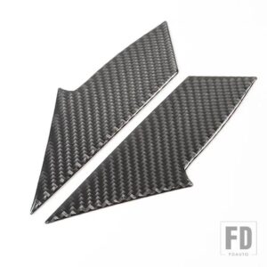 マツダ MX-5 2016-2024 ソフトカーボンドア装飾ステッカーインテリアアクセサリー 2個 - Carbon Fiber