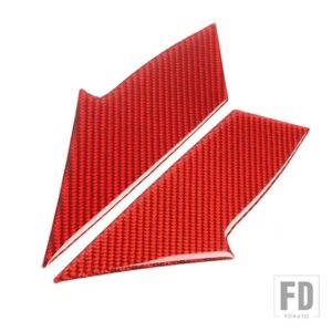 マツダ MX-5 2016-2024 ソフトカーボンドア装飾ステッカーインテリアアクセサリー 2個 - Red