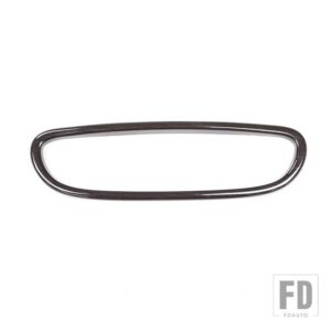 BMW 2016-2019 X1F48 2シリーズ F45 F46 ABS 車内バックミラーフレームカバーステッカーインテリアアクセサリー - Black Wood Grain