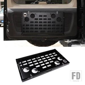 05-09 ハマー H3 テールゲート多機能収納ラック/トランクサイドウィンドウキャリア内装部品合金 - Style 1