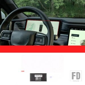 RIVIAN R1T/R1S 2022 23 ナビゲーション画面計器パネルリアコントロール画面強化フィルム画面アンチスクラッチアクセサリー - Style B