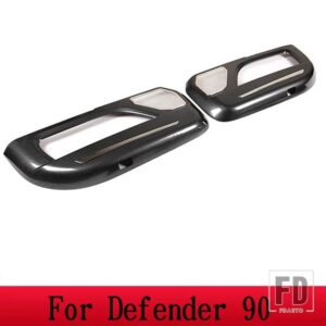 ランドローバー 2020-2024 ディフェンダー 90 110 ABS カーボンパターンアンチキックパネルカバーステッカーインテリアアクセサリー - For Defender 90