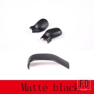 ランドローバー ディスカバリー 3/ディスカバリー 4 LR3 LR4 2004-2012 ABS 黒ギアシフトノブギアヘッドカバーステッカーカーアクセサリー - 3pcs Matte black