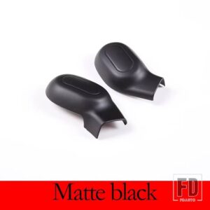 ランドローバー ディスカバリー 3/ディスカバリー 4 LR3 LR4 2004-2012 ABS 黒ギアシフトノブギアヘッドカバーステッカーカーアクセサリー - 2pcs Matte black