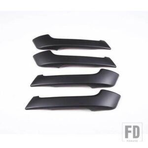 トヨタ 2010-2018 ランドクルーザープラド FJ150 150 ABS ドアインナーハンドルカバーステッカーインテリアアクセサリー - Matte Black