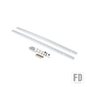 ランドローバー ディフェンダー 110 2020-2024 合金黒リアウィンドウアンダー拡張スロットキット車外装アクセサリー - Silver