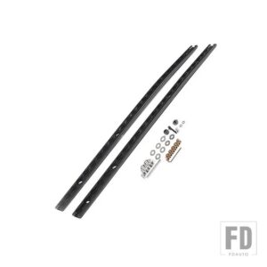 ランドローバー ディフェンダー 110 2020-2024 合金黒リアウィンドウアンダー拡張スロットキット車外装アクセサリー - Black