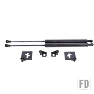 日産 GTR R35 2008-2019 カーボンフロントフード油圧ロッド減速ロッドサポートロッド車アクセサリー 2個 - Style 1