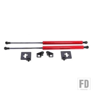 日産 GTR R35 2008-2019 カーボンフロントフード油圧ロッド減速ロッドサポートロッド車アクセサリー 2個 - Style 2