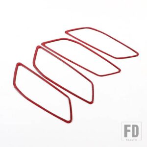 BMW 2シリーズ 2020-2023 ソフトカーボンインナーハンドル装飾フレームステッカーカーアクセサリー - Style 1