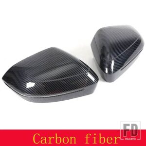 BMW 5 7 I5 I7シリーズ G60 G61 G68 G70 M5 G90 2023-2024 ABS ブラック外装ミラーカバー外装アクセサリー LHD - Carbon Fiber