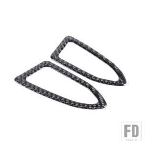スバル CROSSTREK 2023-2024 ソフトカーボンダッシュボードエアアウトレットフレームカバートリムステッカーカーアクセサリー - Carbon Fiber