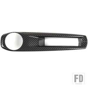 日産 パスファインダー 2013-2018 ABS カーボンカーセンター制御ギアボックスカバーステッカーカーインテリアアクセサリー - Carbon Fiber