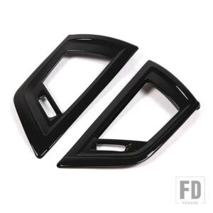BMW 1 2シリーズ 2017-2019 ABS カーボンカーセンターコンソールサイドエアアウトレットフレームカバーステッカーカーインテリアアクセサリー - Style B