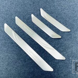 レクサス NX クラス AZ20 NX250 NX350 NX450 2021 2022 ステンレス OOUSIDE ドアシルパネルスカッフプレートキックステップトリムカバー - Silver