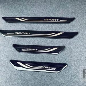 レクサス NX クラス AZ20 NX250 NX350 NX450 2021 2022 ステンレス OOUSIDE ドアシルパネルスカッフプレートキックステップトリムカバー - Piano Black