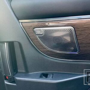 トヨタ アルファードヴェルファイア 40 シリーズ 2023 2024 ステンレスミドルドアスピーカーカバートリムベゼルフレームモールドガーニッシュ - Matte