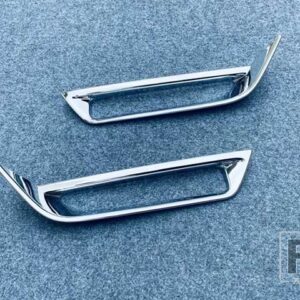 日産 デイズ 2020 + カーアクセサリー ABS クロームフロントリアリフレクターフォグライトランプカバートリムベゼルフレームスタイリングガーニ - Rear Fog Lamps