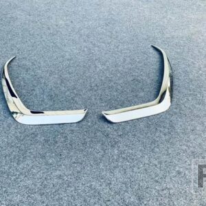 日産 デイズ 2020 + カーアクセサリー ABS クロームフロントリアリフレクターフォグライトランプカバートリムベゼルフレームスタイリングガーニ - Front fog lights