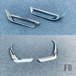 日産 デイズ 2020 + カーアクセサリー ABS クロームフロントリアリフレクターフォグライトランプカバートリムベゼルフレームスタイリングガーニ - Before and after