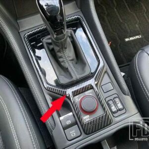 スバル フォレスター SK 2018-2024 飾るアクセサリーカーボンスタイルギアシフトパネルセンターコンソールカバートリム