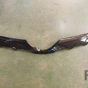 トヨタ C-HR CHR AX10 2019-2022 ABS クロームフロントセンターメッシュグリルグリルカバーラジエーターストリップトリム装飾 - carbon fiber style