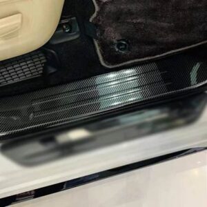 トヨタ シエナ XL40 2021 2022 ステンレスインナー内側ドアシルパネルスカッフプレートキックステップトリムカバープロテクター - Without lamp4
