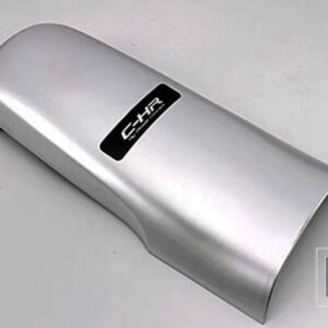 トヨタ C-HR CHR AX10 2019 2020 カーアクセサリー ABS クロームメッキアームレストボックスリアフレームトリムカバー - Silver