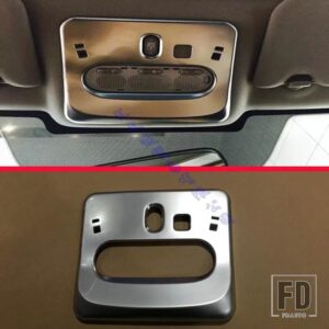 日産 キャシュカイ J11 2015-20 カーアクセサリー ABS クロームインテリアライト読書灯トリムカバー - Silver