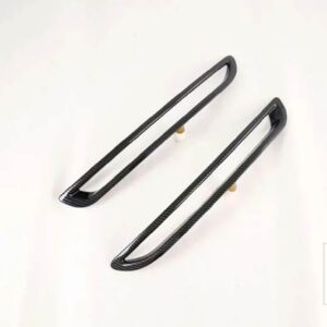 マツダ CX-30 DM 2019-2021 カーアクセサリー ABS クロームリアリフレクターフォグライトランプカバートリムベゼルフレームスタイリングガーニ - Black