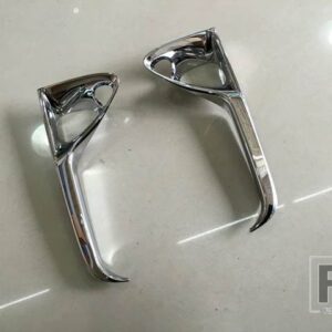 レクサス RX AL20 RX200 300 350 450 2016-2019 ABS クロームフロントフォグライトランプカバートリムモールドベゼルガーニッシュステッカー - Perforated