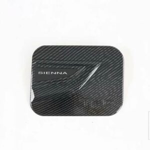 トヨタ シエナ XL30 2013-2020 ABS クローム燃料タンクキャップカバースタイリングトリムオイル燃料キャップ - carbon fiber style