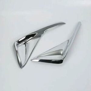 トヨタ C-HR CHR IZOA AX10 2019 2020 カーアクセサリーリアリフレクターフォグライトランプカバートリムベゼルフレームスタイリングガーニッシ - WHITE