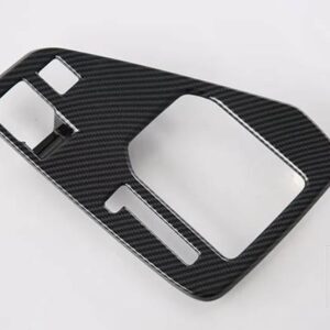 スバル CROSSTREK インプレッサ 2023 2024 カーアクセサリーカーボンスタイルギアシフトパネルなセンターコンソールカバートリムフレーム - Right Hand Drive