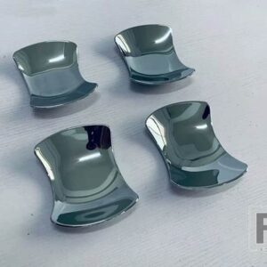 スズキ スペーシアカスタム MK54S MK94S 2024 2025 ABS クロームドアハンドルボウルカバーカップキャビティトリムインサートキャッチモールドガ - ABS Chrome