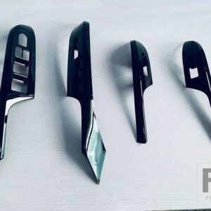 スズキ スイフト ZC ZD 2024 2025 カーアクセサリーカーボンスタイルドア窓アームレストカバースイッチパネルトリムモールディングガーニッシュ - Piano Black